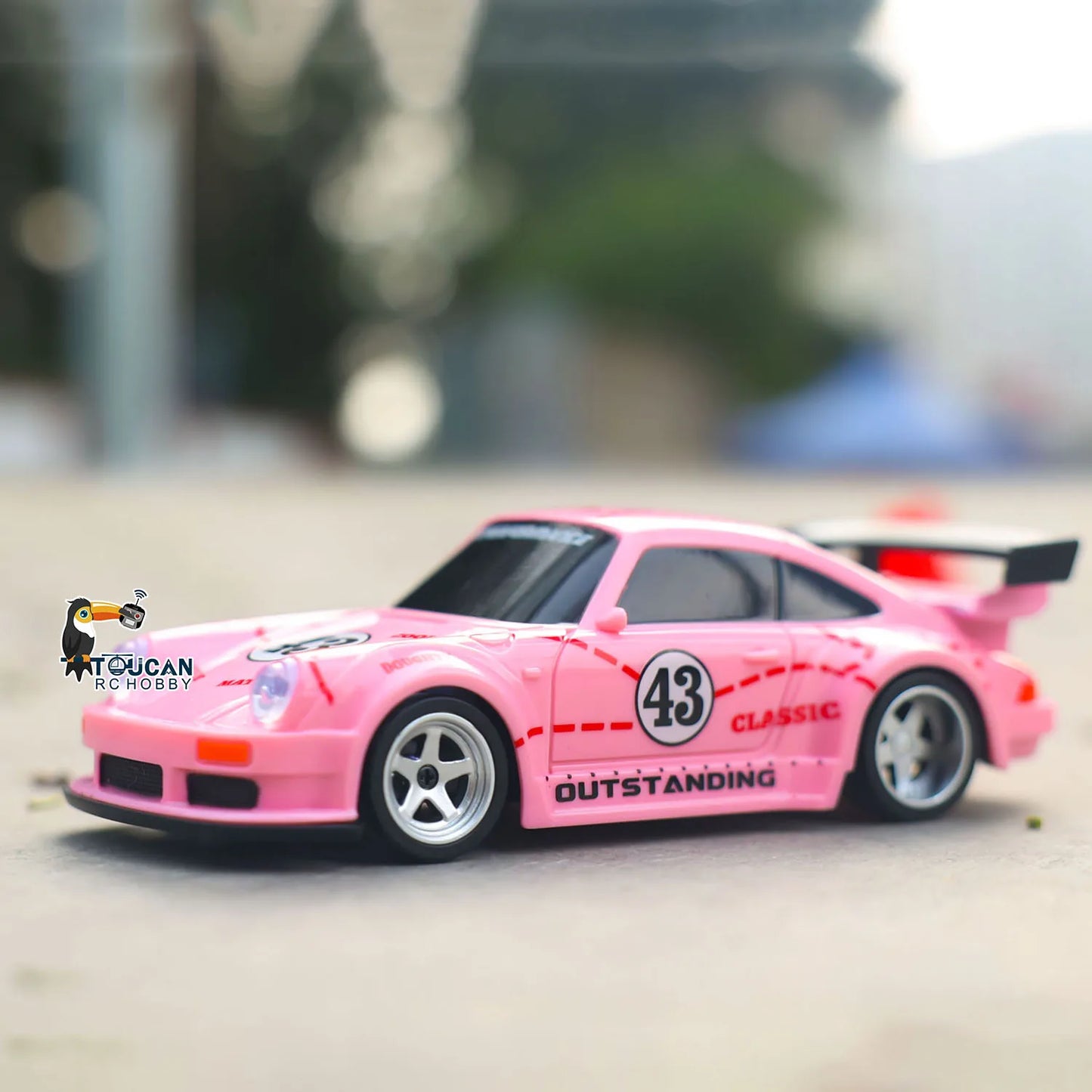 2025 RTR 1/43 RC Drift Car 2.4G 4WD RC Mini Racing Car Gyro RC Toys Remote Control High Speed Gift for Boys Model Traffic Cones