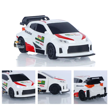 2025 RTR 1/43 RC Drift Car 2.4G 4WD RC Mini Racing Car Gyro RC Toys Remote Control High Speed Gift for Boys Model Traffic Cones