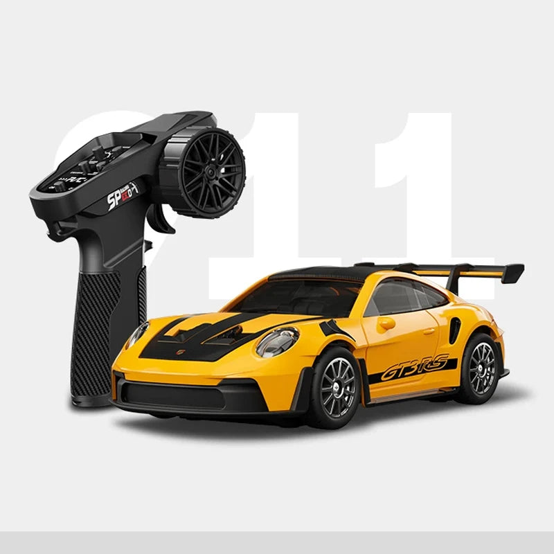 Professional 1:43 Scale RC Drift Car with ESP Gyroscope, Full Proportional Control, 4WD Metal Chassis, and Dual Tire Sets for Authentic Drifting Experience