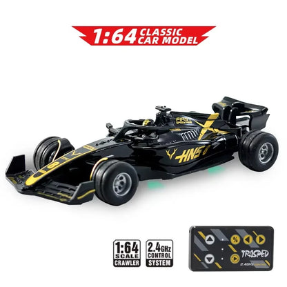 1:64 Scale RC Drift Car - 2.4G Remote Control Mini Alloy Racing Vehicle with LED Lights and App Control