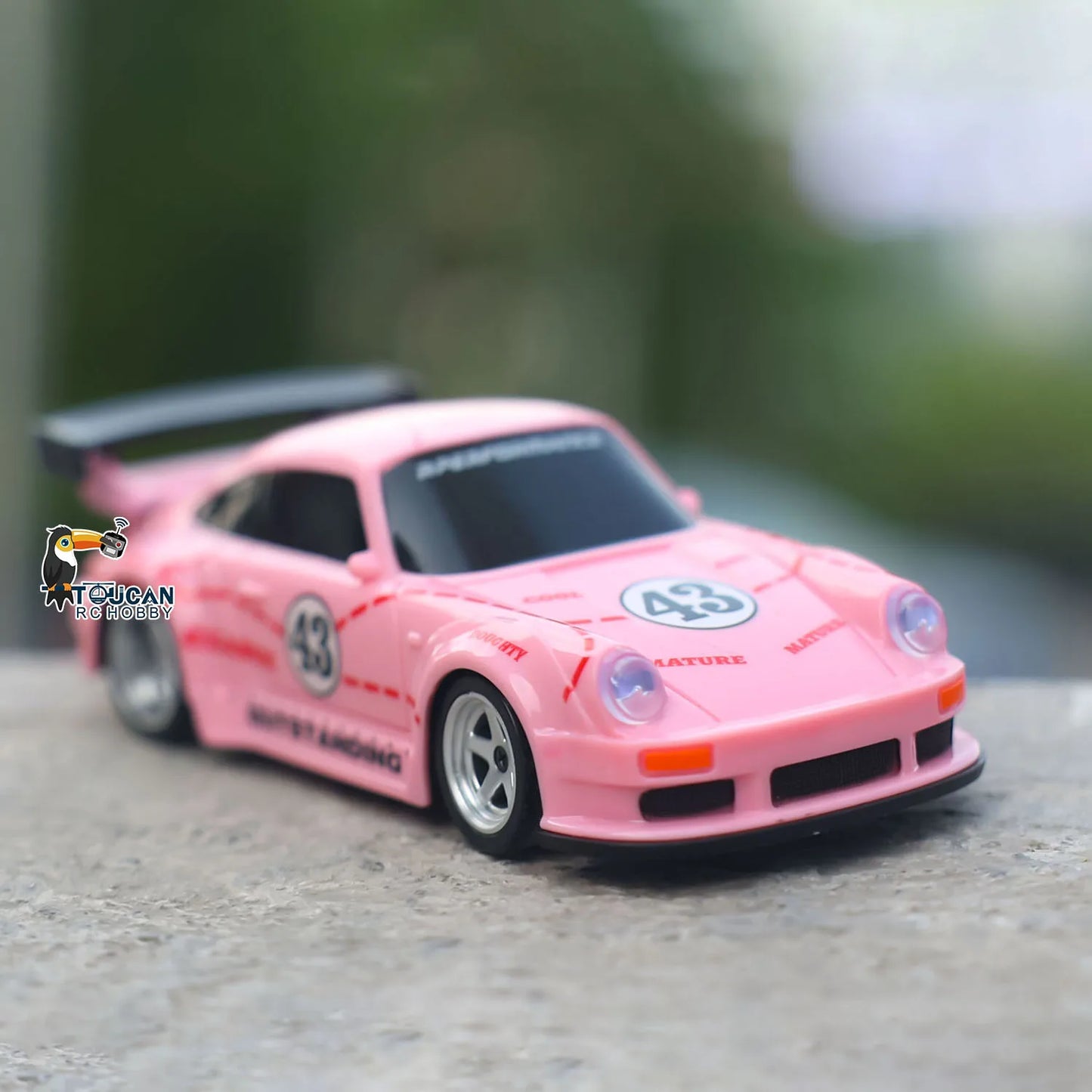 2025 RTR 1/43 RC Drift Car 2.4G 4WD RC Mini Racing Car Gyro RC Toys Remote Control High Speed Gift for Boys Model Traffic Cones