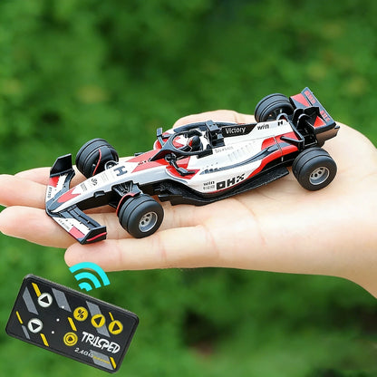 1:64 Scale RC Drift Car - 2.4G Remote Control Mini Alloy Racing Vehicle with LED Lights and App Control